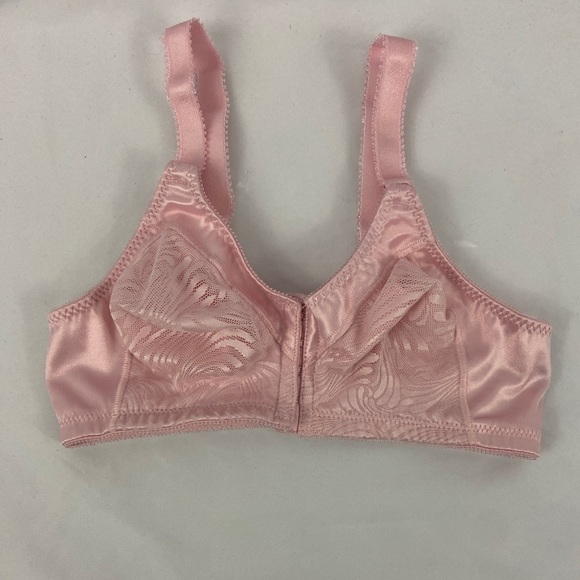 Bali Womens Pink Closure Wireless 36B Bra - Picture 1 of 7
